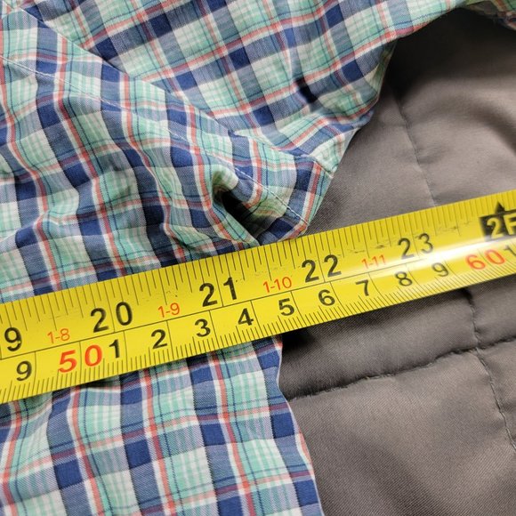 Ralph Lauren Mens XL Multicolor Plaid Button Shirt Casual Formal Short Sleeve - Picture 8 of 10